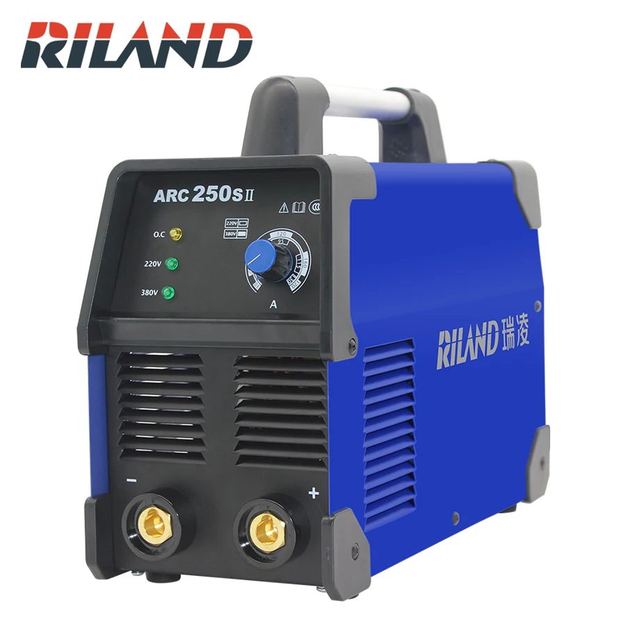 

RILAND Small Portable Mini Dual Voltage 220V 380V ARC Welding Machine Small Electric Inverter Welder ARC 250SII