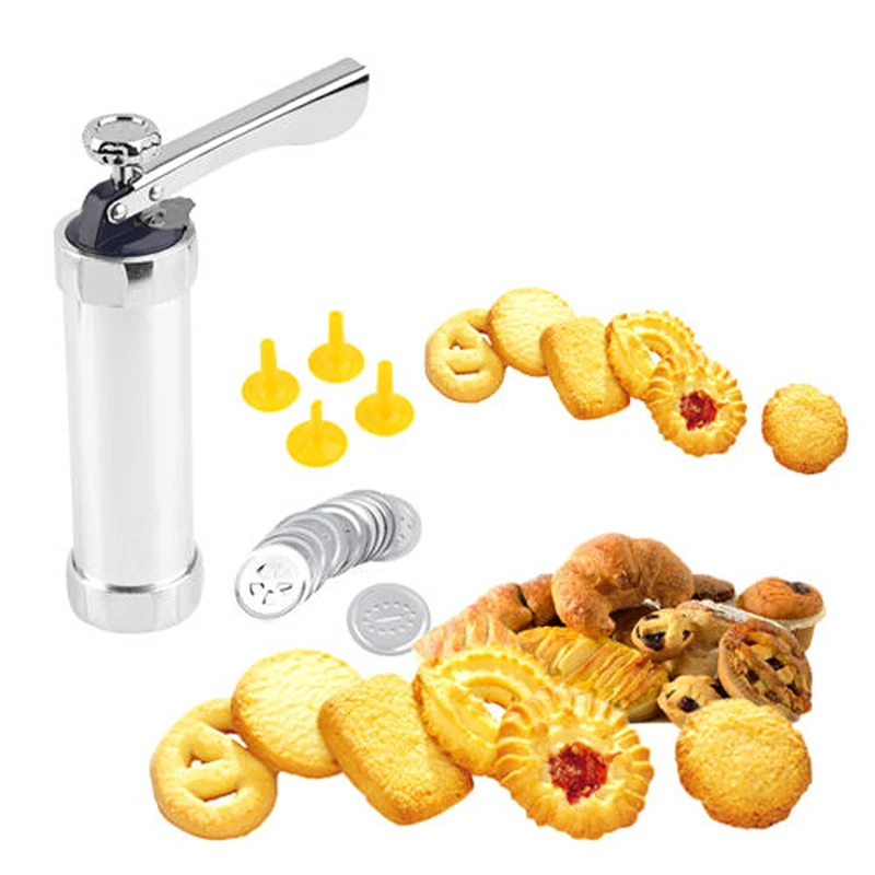 Buy 24Pc Biscuit Making Maker Set Cookie Press Pump
