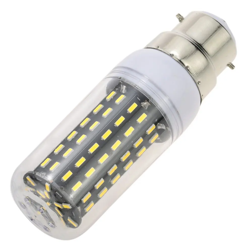 B22 LED 4014 SMD 10 Вт 15 20 25 30 кукурузная Лампа Теплая 3000 К холодный 6000 AC 220 В 110 в 36 56 72 96 138