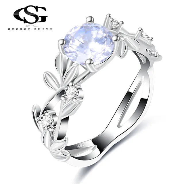 Gs Silver Color Crystal Flower Wedding Rings For Women S Jewelry Gs Silver Color Crystal Flower Wedding Rings For Women S Jewelry Engagement Ring Accessories Y3