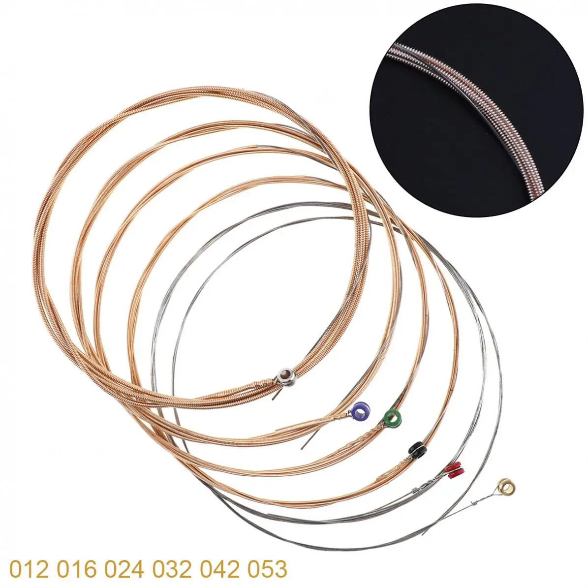 6pcs/lot Orphee High Quality Qa170 Hexagonal Alloy Acoustic Guitar