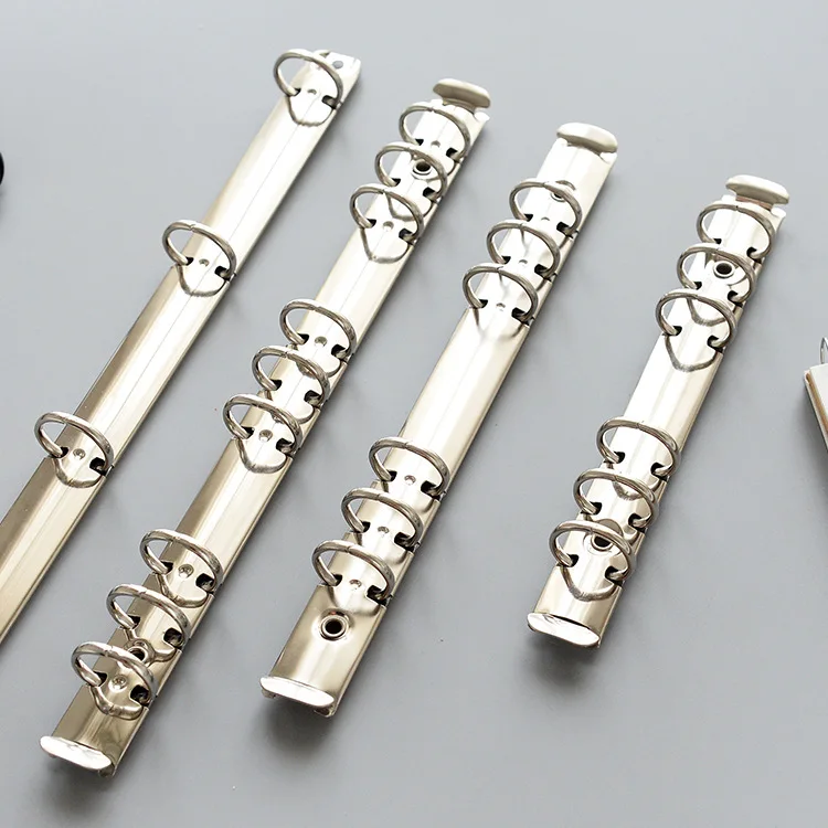 

Loose Leaf Glider Paper Collection Binder Metal Clip, Notebook Diary DIY Accessory Lock Set A7 A6 A5 B5 A4
