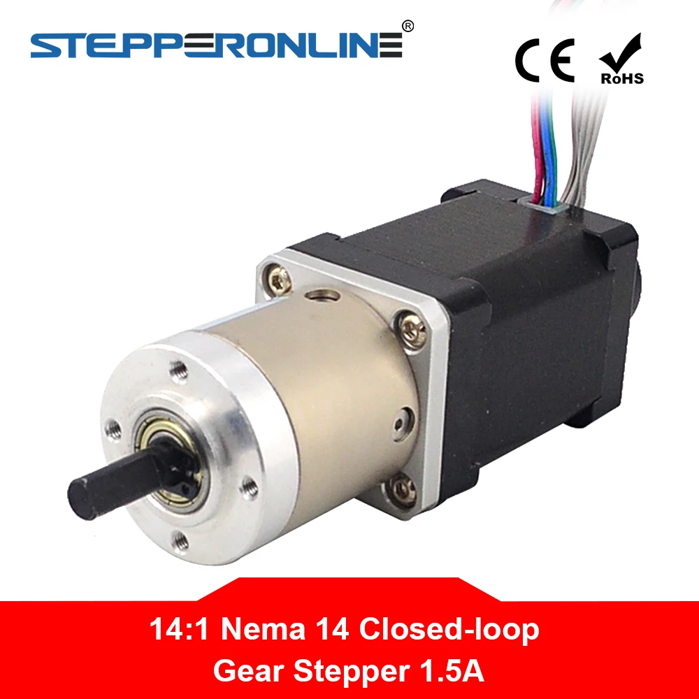 201 High Precision Gearbox Nema 17 Geared Stepper Motor L=39mm Gear