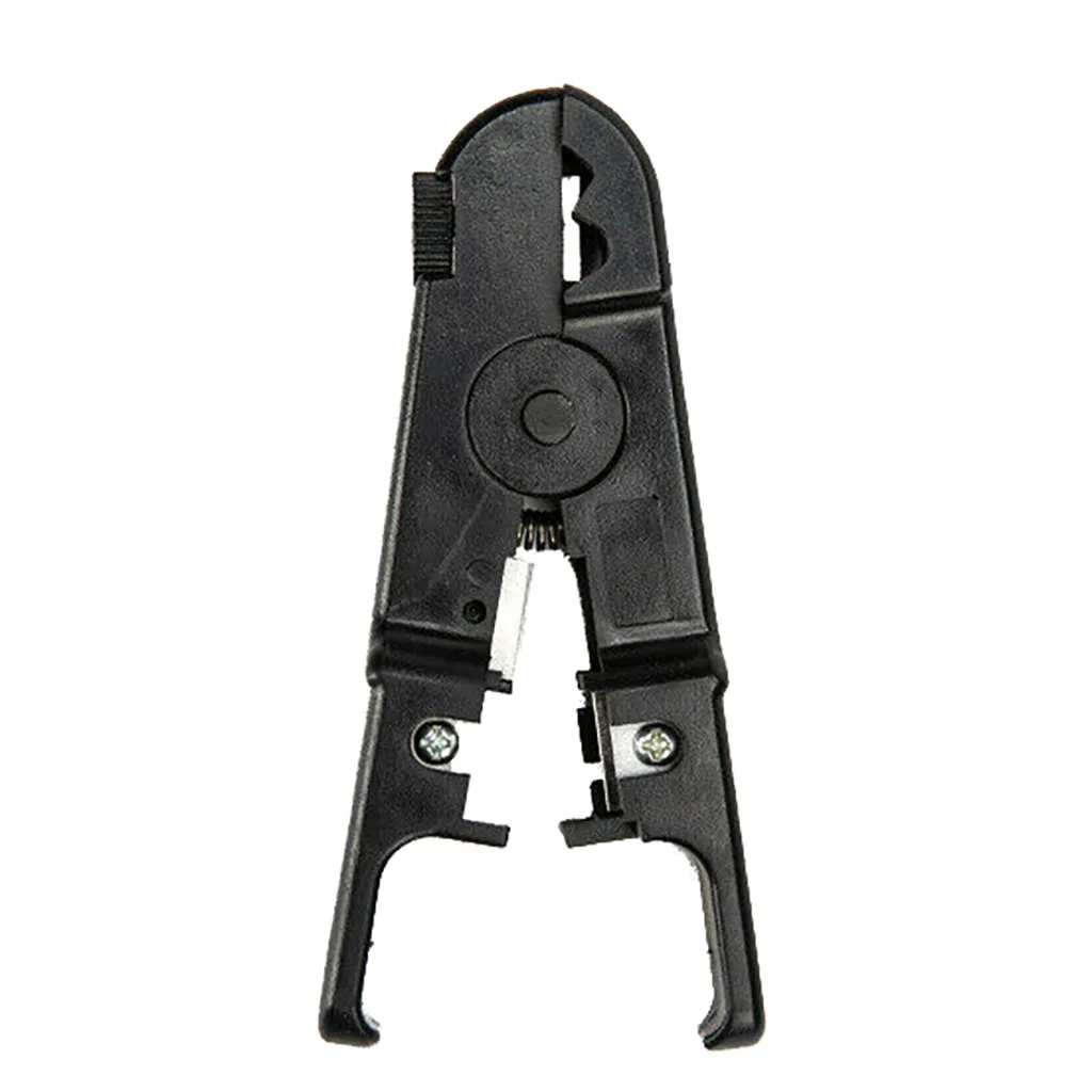 

Coaxial Cable Stripping Pliers Network Cable Stripping Plier Stripper Black/Gray