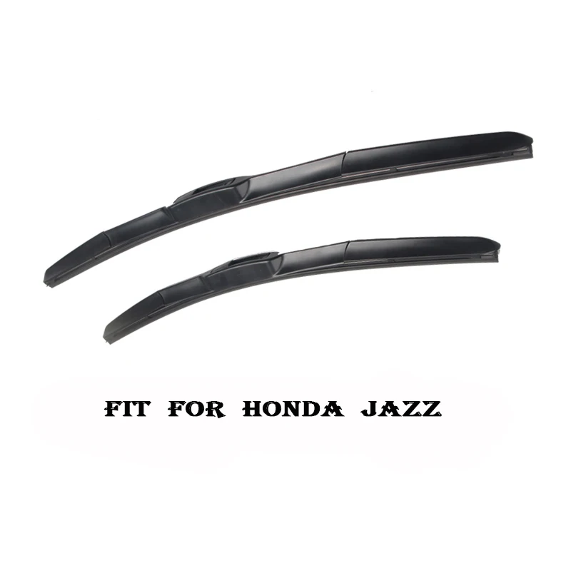 BOOMBLOCK 2 шт. высококачественные дворники лобового стекла лезвия для Honda Jazz 2013-2002 аксессуары - Цвет: Jazz 2009-2016