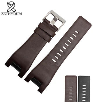 

High quality genuine leather bracelet band 32*18mm watch strap for diesel watch band for DZ1273 DZ1216 DZ4246 DZ4247 DZ287 strap