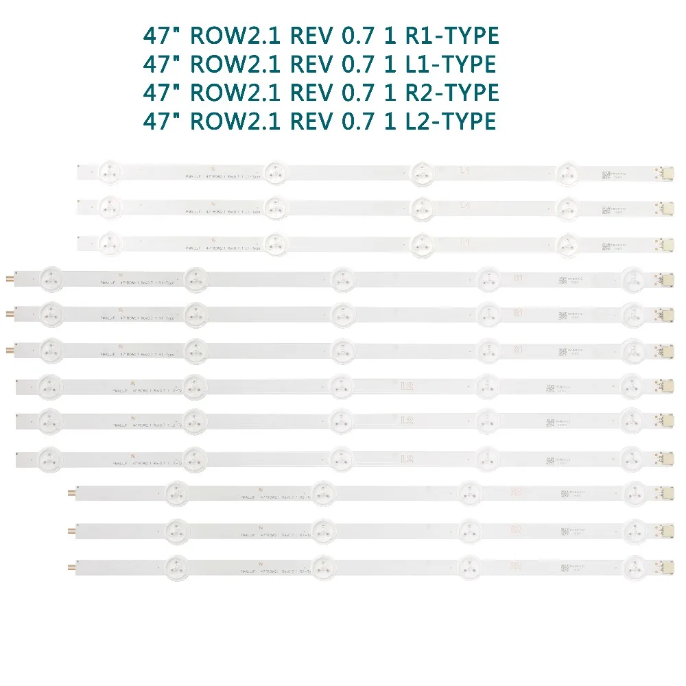 

12pcs x 47" LED Backlight Strips for LG 47LN577S-ZK 47LN5708-ZE 47LN5758-ZE 47LN575S-ZE 47LN575V-ZE 47LN5757-ZE 47LN575R-ZE