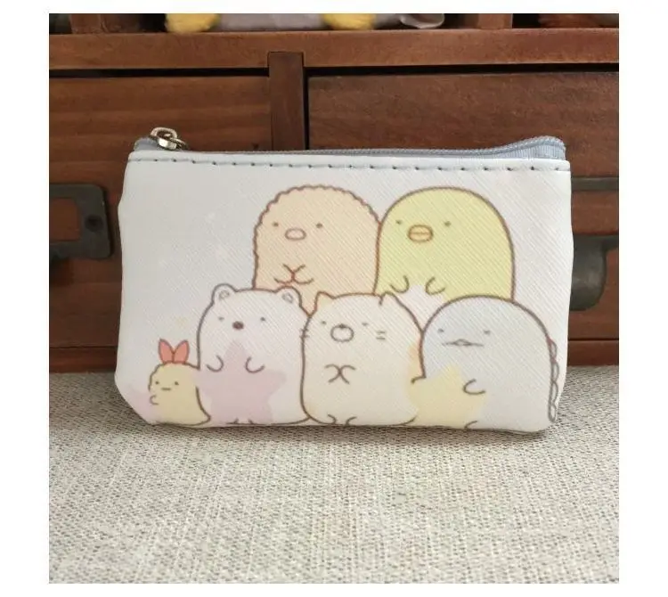 IVYYE Sumikko gurashi плюшевый кошелек мягкая кукла сумка милый мультфильм пушистые сумки мини мешок для игрушек малыш девочка подарки на день рождения Новинка