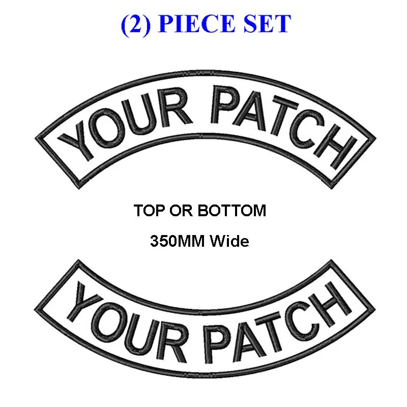 Top and Bottom, Patches de motociclista para colete e vestuário