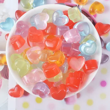 

10pcs/lot Kawaii Resin Round Candy Beads Miniature Cabochon Filler For Clear/Fluffy Mud Box Slime DIY Kit Accessories Home decor