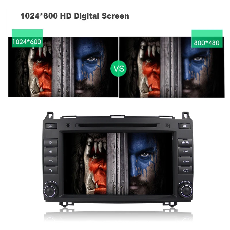 Best Car Multimedia Player GPS Android 8.0 7.1 2 Din DVD Automotivo For Mercedes/Benz/Sprinter/B200/B-class/W245/B170/W169 Radio 36
