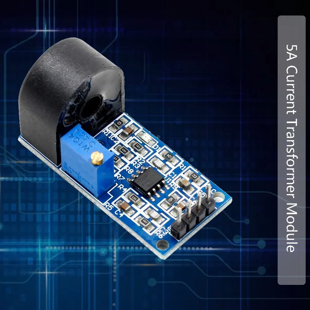 5A Range Single Phase Ac Active Output Current Transformer Module Current Sensor Onboard High Precision Op Amp Circuit