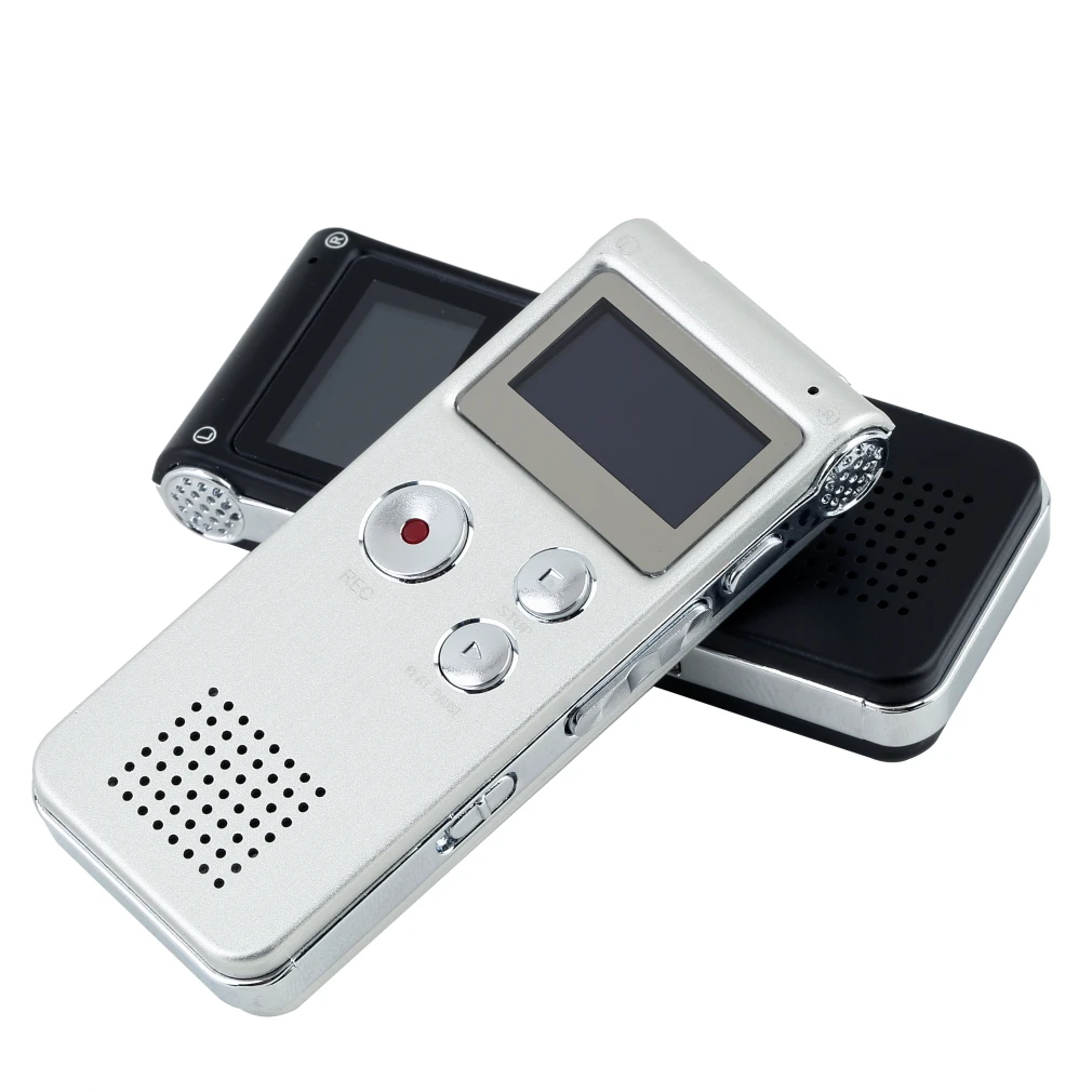 Digital Voice Recorder 8GB Memory with Digital LCD Display Voice/Audio Recorder with Microphone Dictaphone with U Disk Function