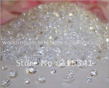 

5kg/lots Clear White 10mm Acrylic Diamond Rhinestone Confetti Wedding Party Table Vase Decoration Wedding decorations