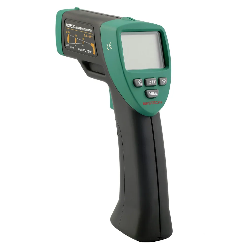 

2016 NEW Free shipping MASTECH MS6530 12:1 Digital Non-contact Infrared Thermometer Tester IR Temperature Meter