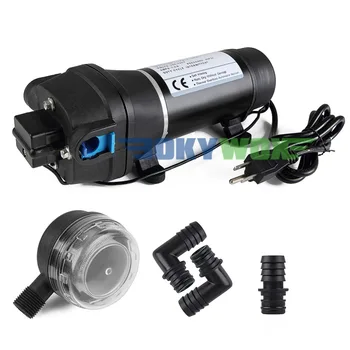 

110-120V Self-Priming Diaphragm Pump 40PSI High Pressure Water Pump 17L/Min Boat/RV