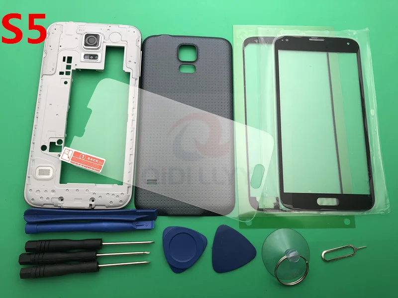 New Full Housing Case Middle Frame + battery cover + Glass