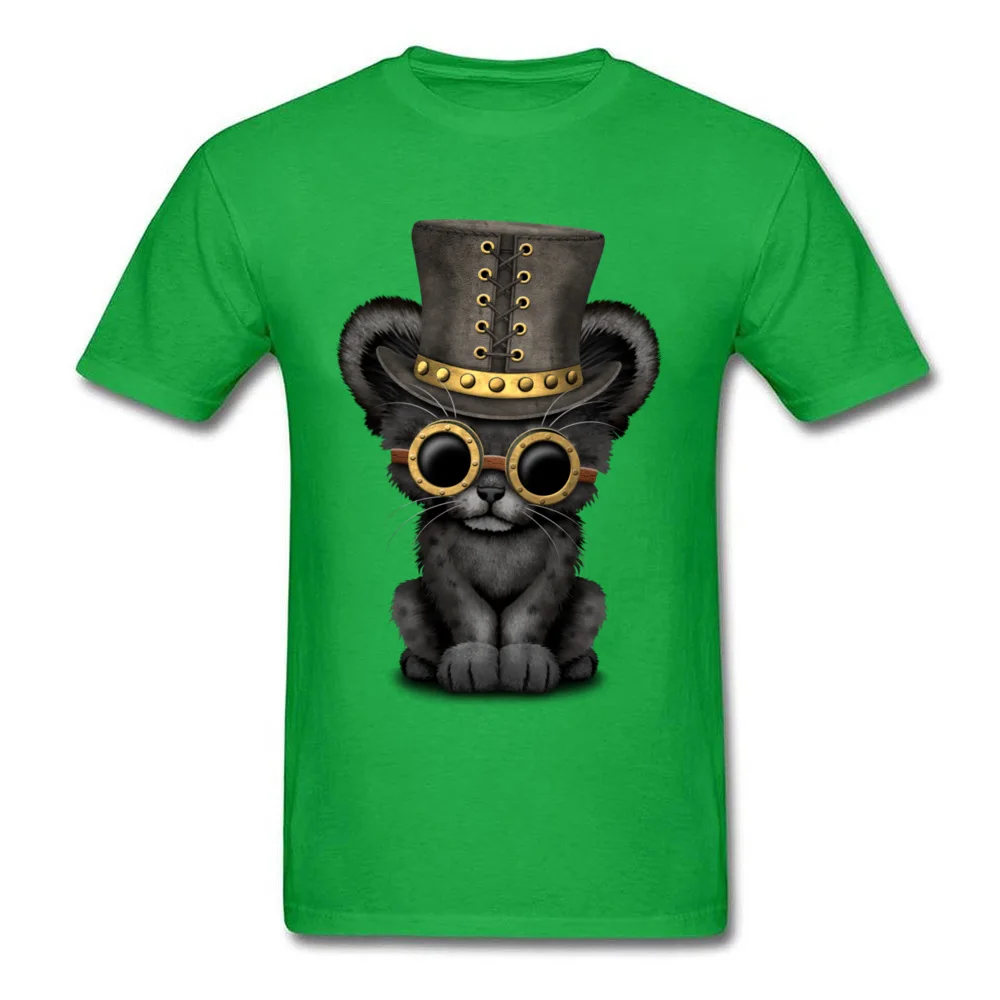 Steampunk Black Panther Cub_green