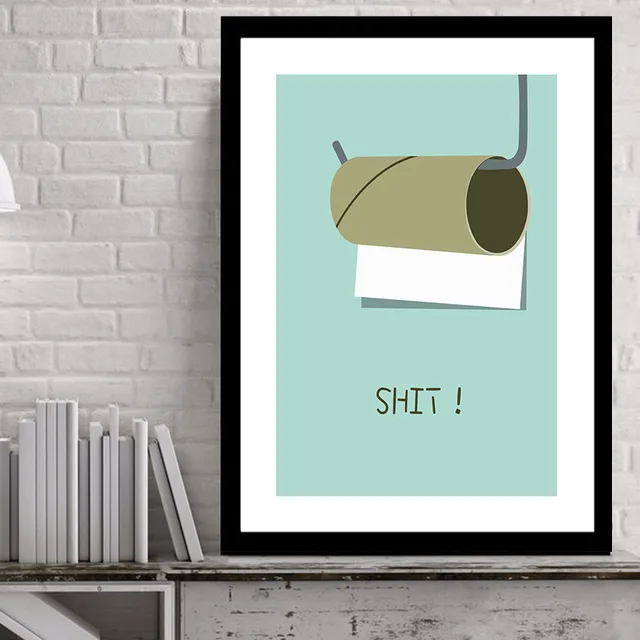 Rolled Toilet Paper Picture Poster Print 2