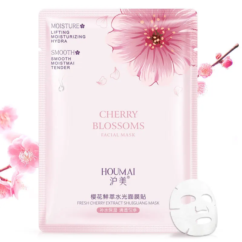 BEOTUA увлажняющая отбеливающая маска для лица крем для очищения пор носа омолаживающая для разглаживания кожи контроль масла черная маска корейский макияж - Цвет: cherry blossom blanc
