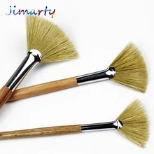 3 шт./лот, кисть для рисования акварельным маслом, ворс из свиной шерсти, мягкая кисть для нанесения краски, акриловая кисть для рисования, легко моется, AHB029