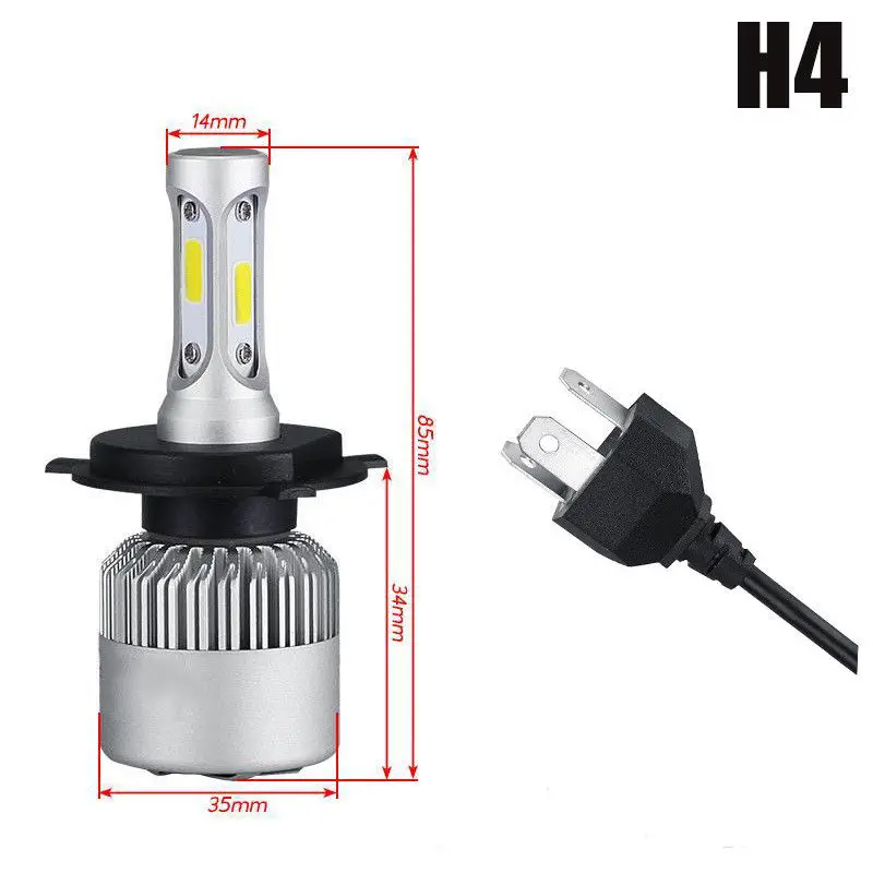s2 cob headlight