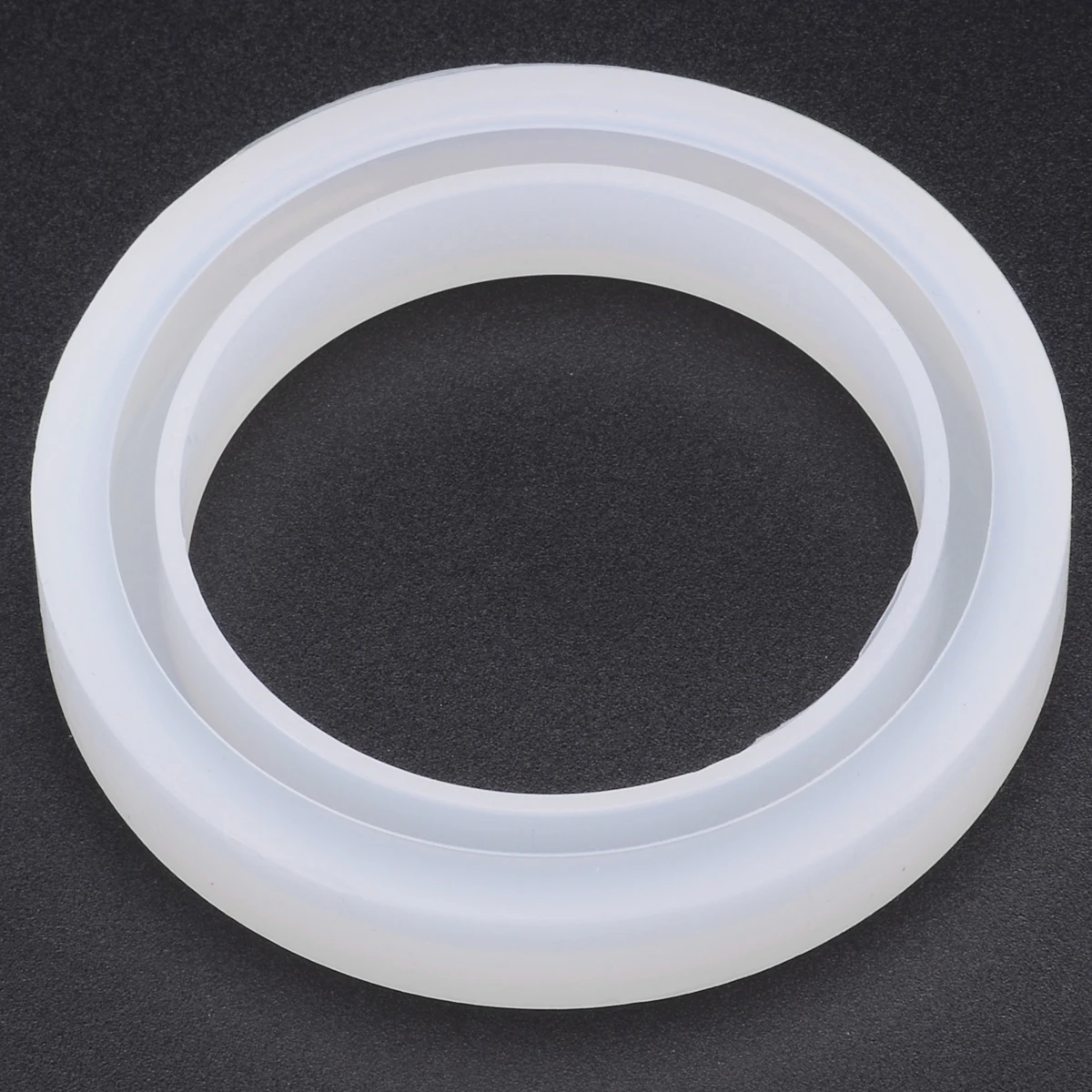 1pc Clear Round Silicone Mold Casting Resin Bangle Bracelet Mould For Jewelry Making DIY Tool