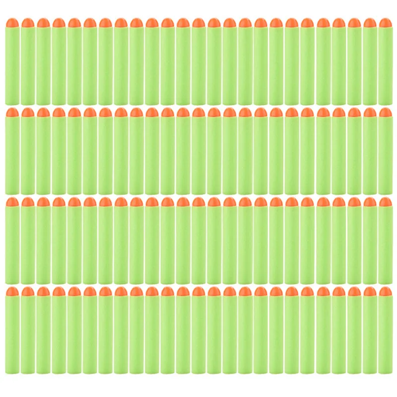 100 шт Горячая мягкие пули элитная Серия волнения Retaliator бластеры заправка Клип Дартс 10 цветов