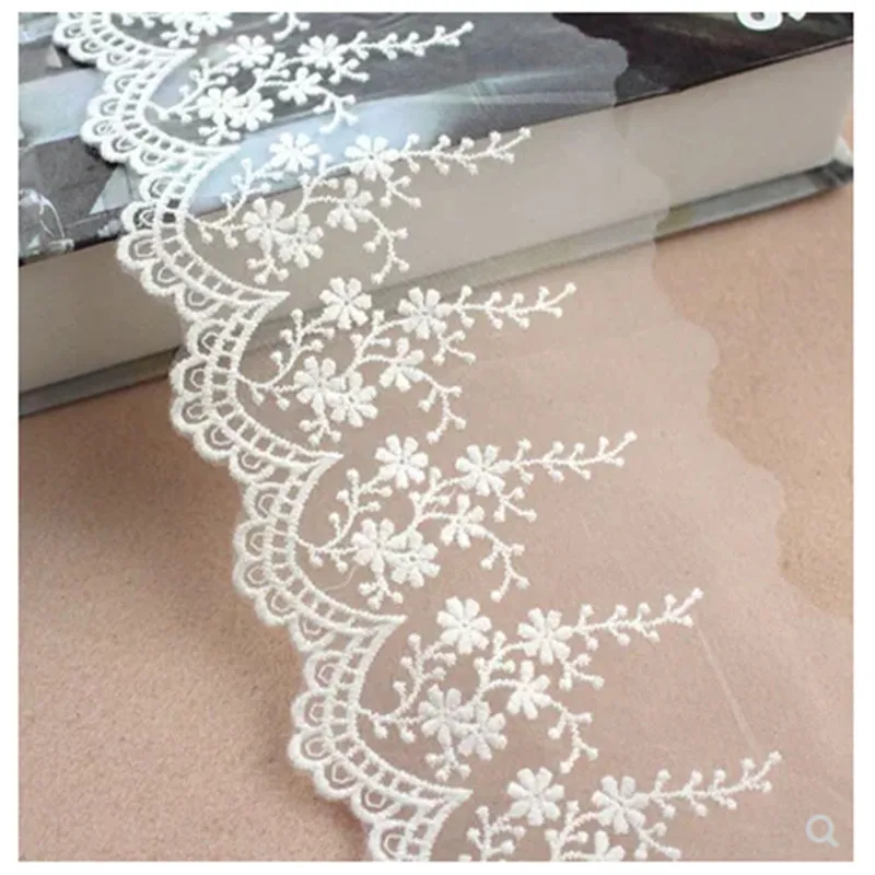 

11cm wide cotton embroidered lace accessories clothing skirt hem sleeves DIY decorative fabric fabric