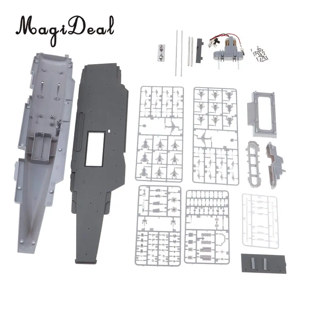 1:700 Army Vehicle Warship Battleship Electric Boat Model Kits with Motor Kids/Adults Puzzle Set