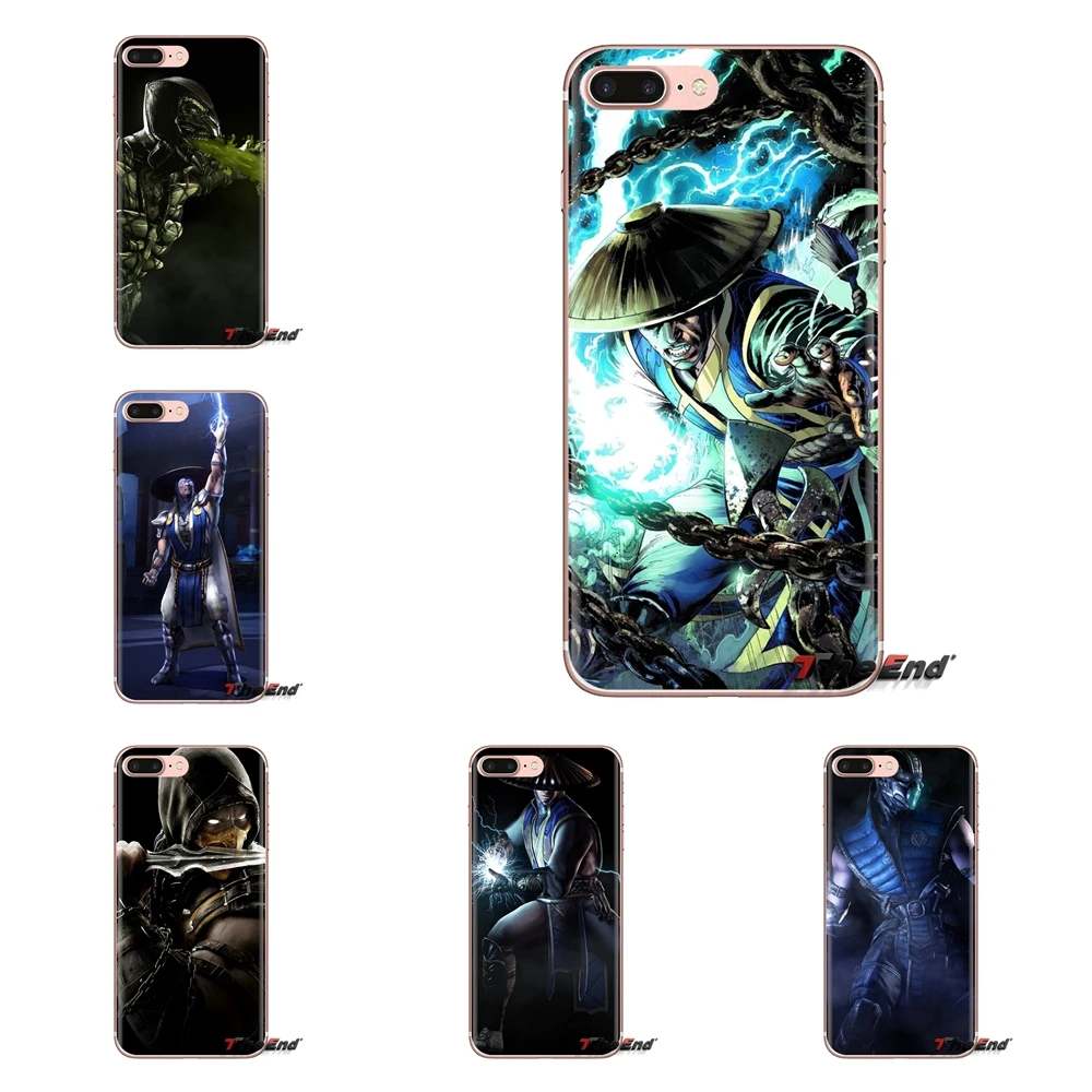 Raiden Mortal Kombat X обои мягкая прозрачная сумка чехол для iPod Touch Apple iPhone 4 4S 5 5S SE 5C 6 6S 7 8 XR XS