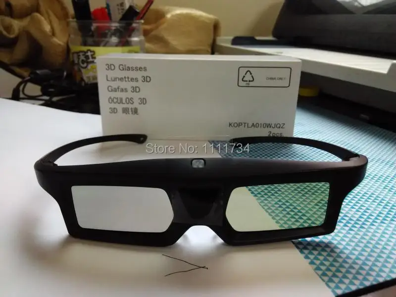 3D очки AN-3DG45 KOPTLA010WJQZ очки с активным затвором для SHARP дома 3D ТВ