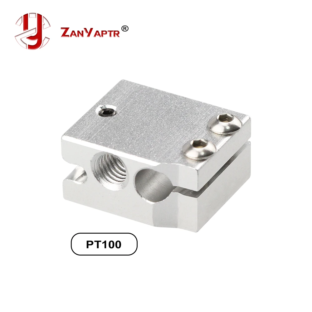 Zyaptr нагревательный блок Volcano для E3D вулкан hotend термистор сенсор PT100 3D принтер 24x20x12 мм