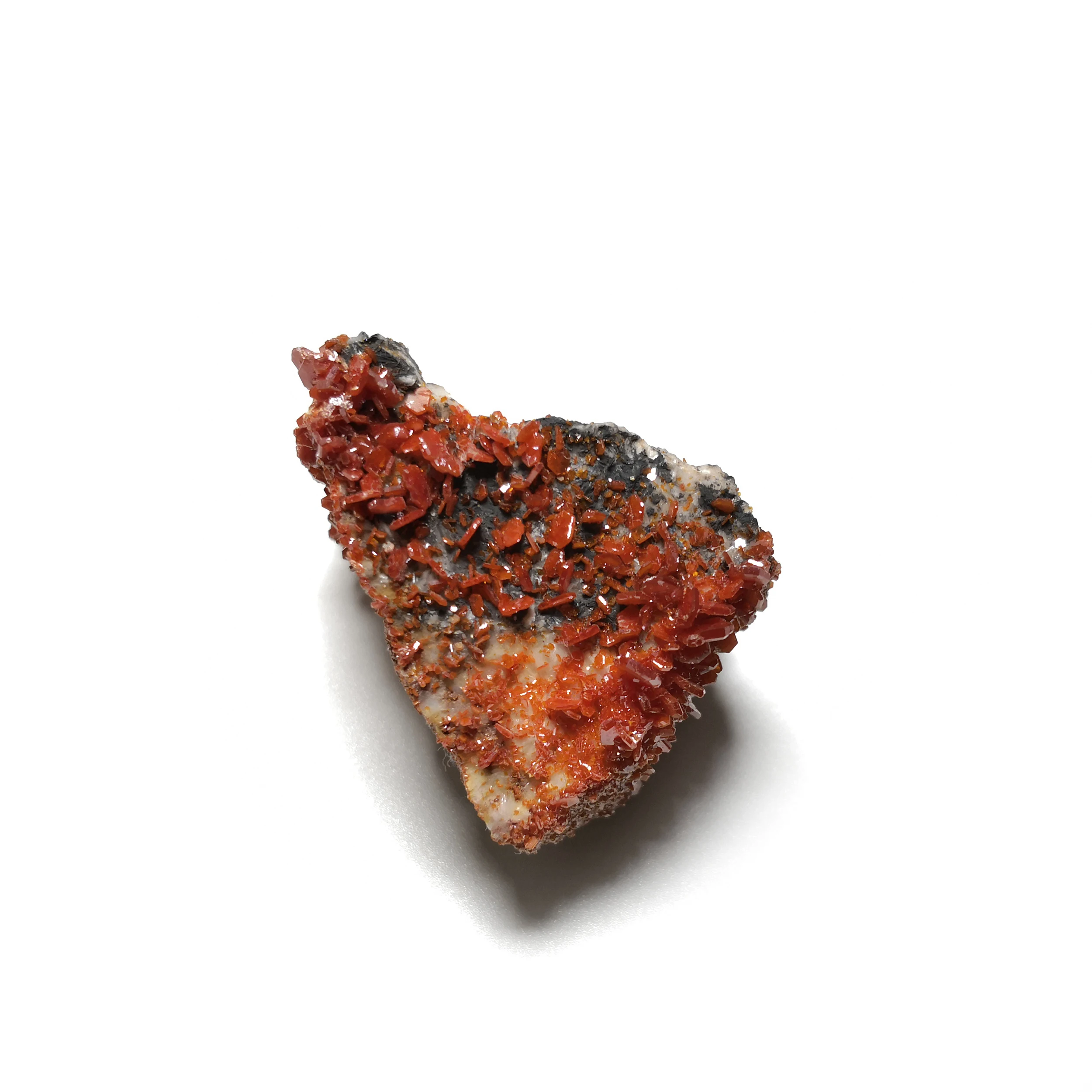 

93g Beautifully Natural Vanadinite Feldspar mineral quartz crystal specimen Collection C2-6