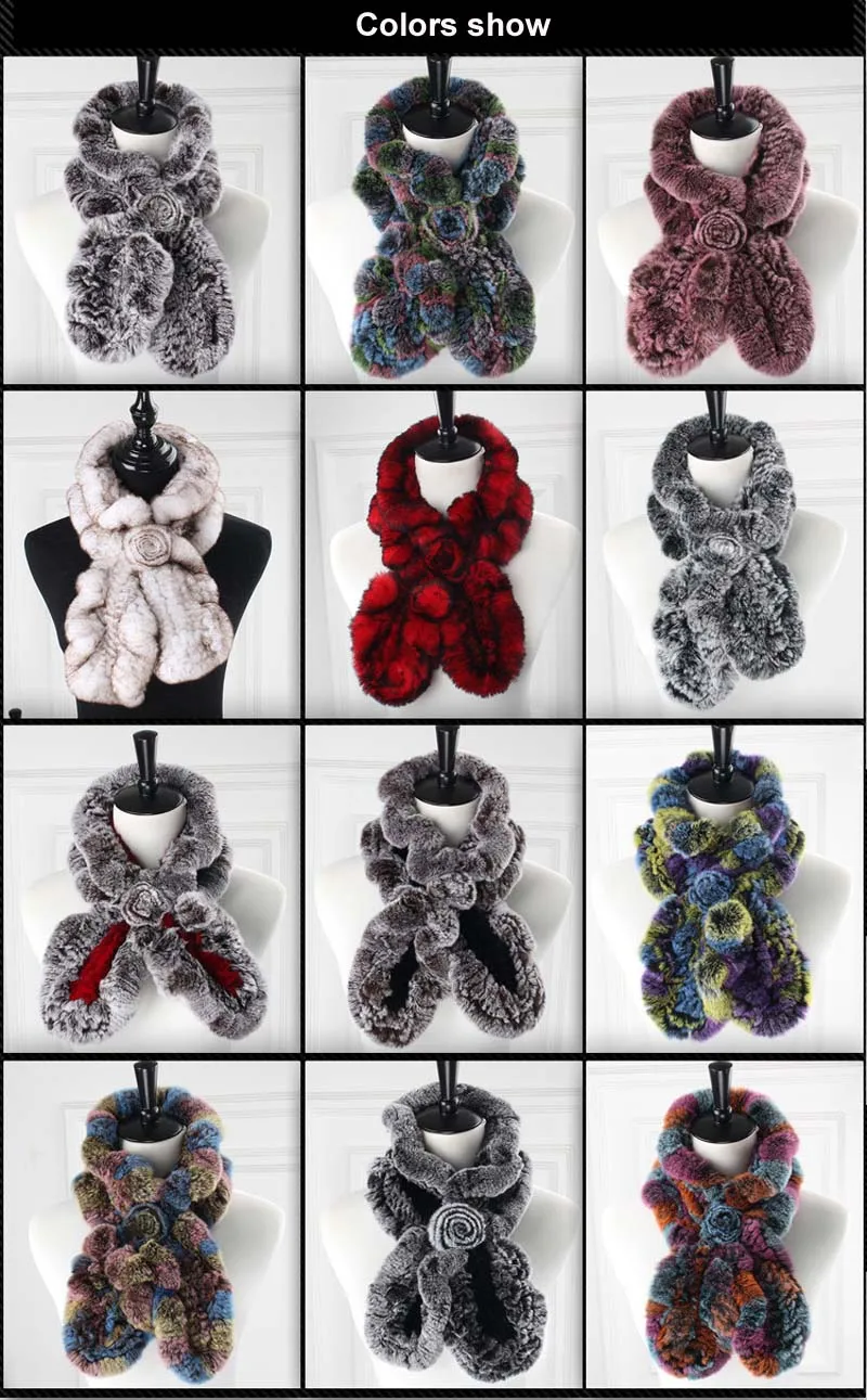 rex wavy scarves colors show