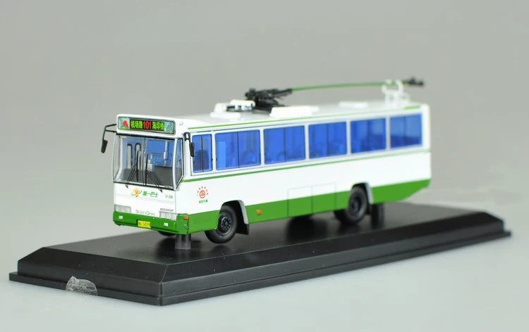 

Limit 1:76 Guangzhou SK5105GP bus Tramcar model Alloy collection model Holiday gift tram trolley streetcar streetcar trolleybus