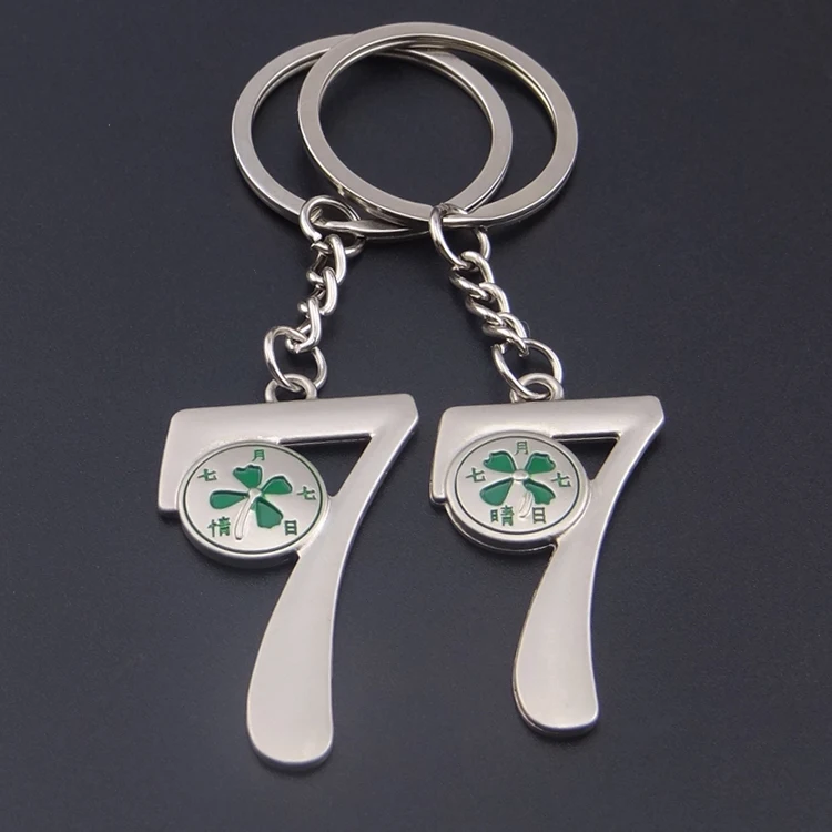 

Seven Shaped 7 Real Luck Clover Keychains Four Leaf Lucky Key chain Good Luck Gift Birthday Gift Free Shipping
