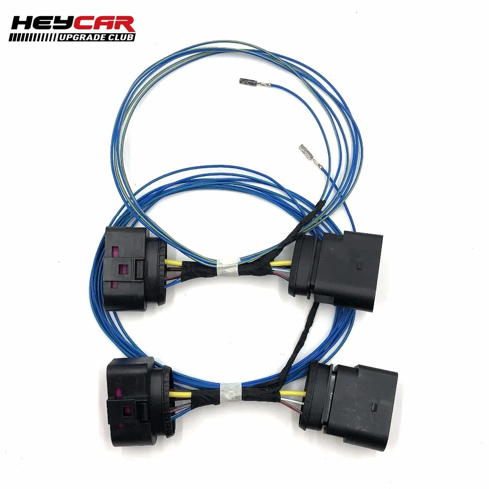 

HID Xenon Headlight 10 to 14 Pin Connector Adapter harness Wire Cable For VW Golf 6 MK6 VI R20