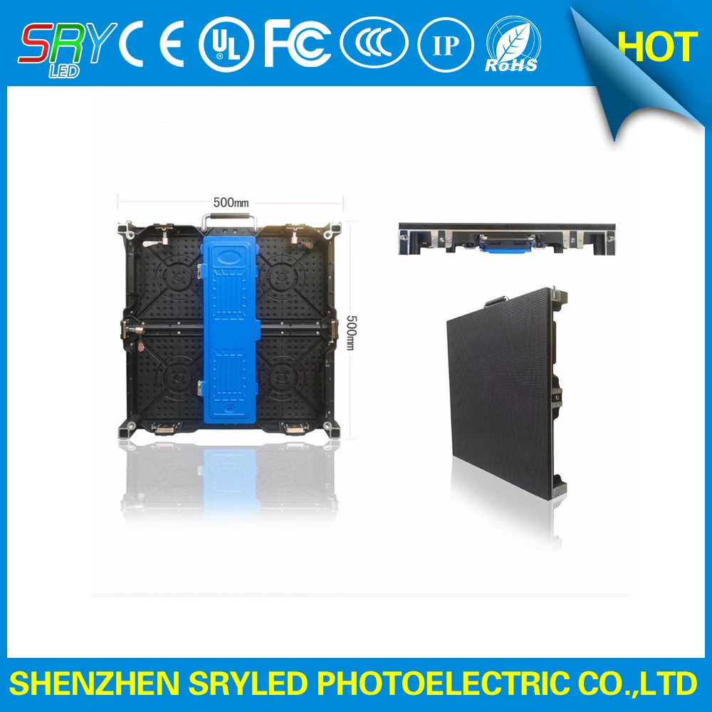 500mm x 500mm high refresh rate P3 91 indoor rental led screen display for stage background