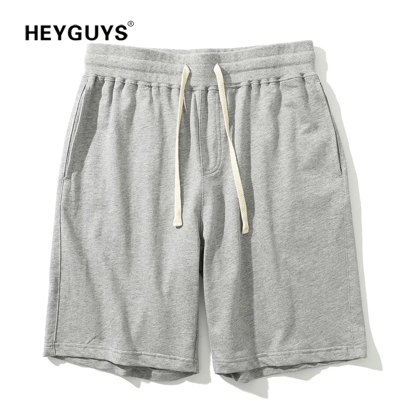 HEYGUYS hot pure fashion high street men sweat short men casual cool street wear hip hop new design zipper Khaki green