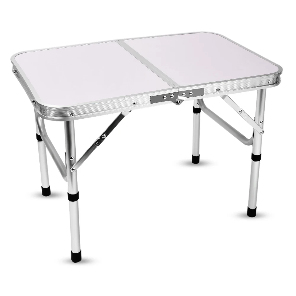 Алюминиевый складной стол для кемпинга, столик для ноутбука, регулируемая высота, портативный мини прямоугольный стол, алюминиевый сплав, держатель на продажу