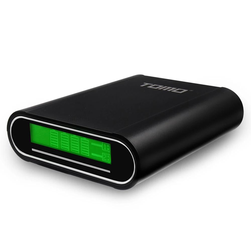 Литий ионный аккумулятор TOMO M4 4x18650 с зарядным устройством|18650 li-ion battery charger|li-ion