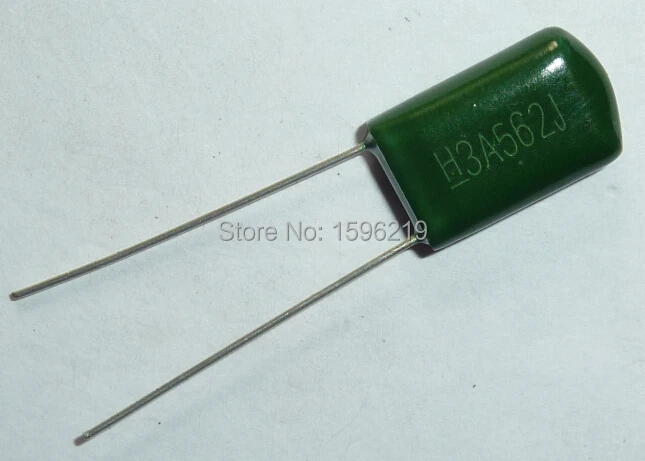 100 шт. Майларовый пленочный Конденсатор 1000 В 3A562J 5600pF 5.6nF 3A562 5% 1KV полиэфирный