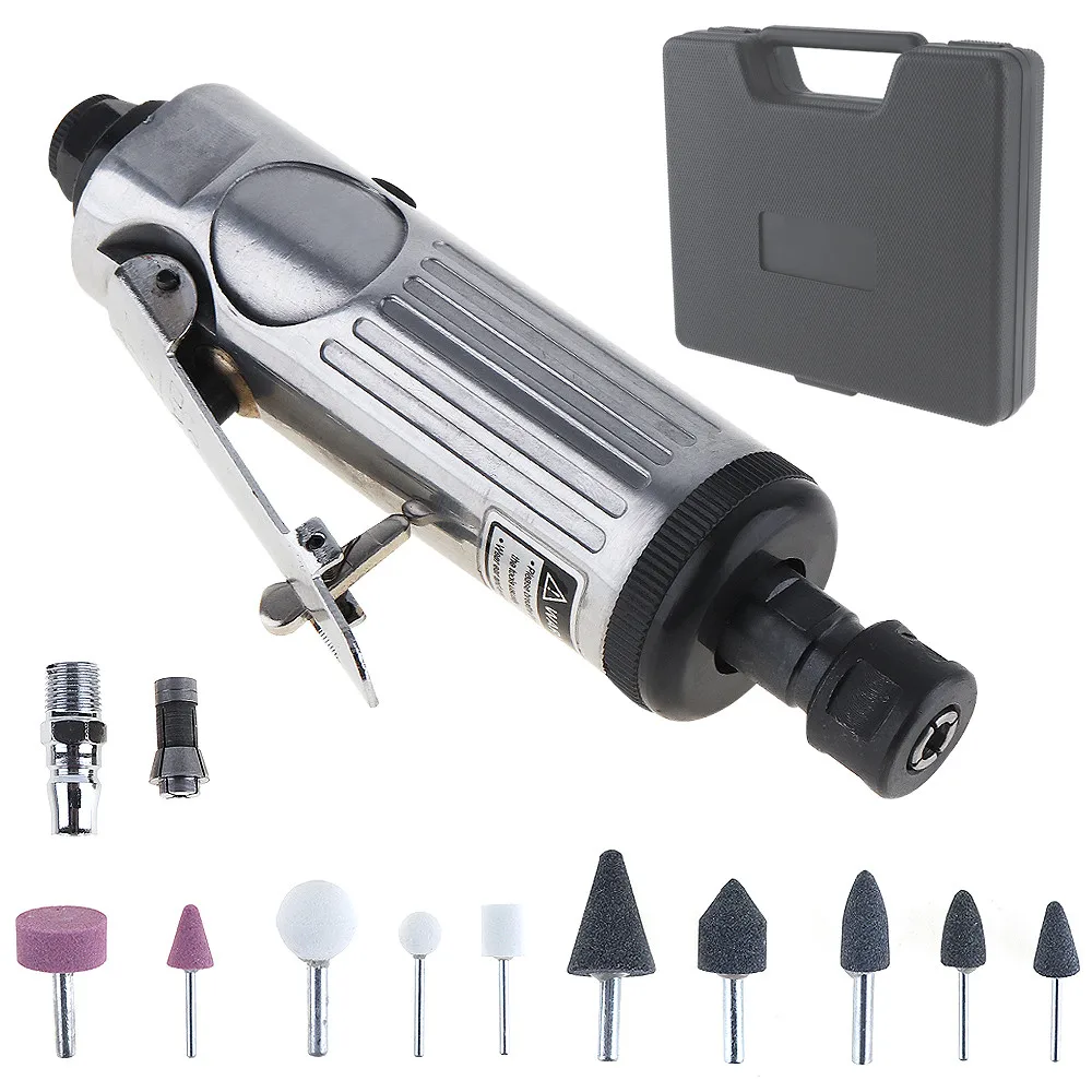 

TORO 1/4 Inch Pneumatic Tools Set Grinding Machine Mold Air Compressor Die Grinder with 14pcs Rotary Tool Kit