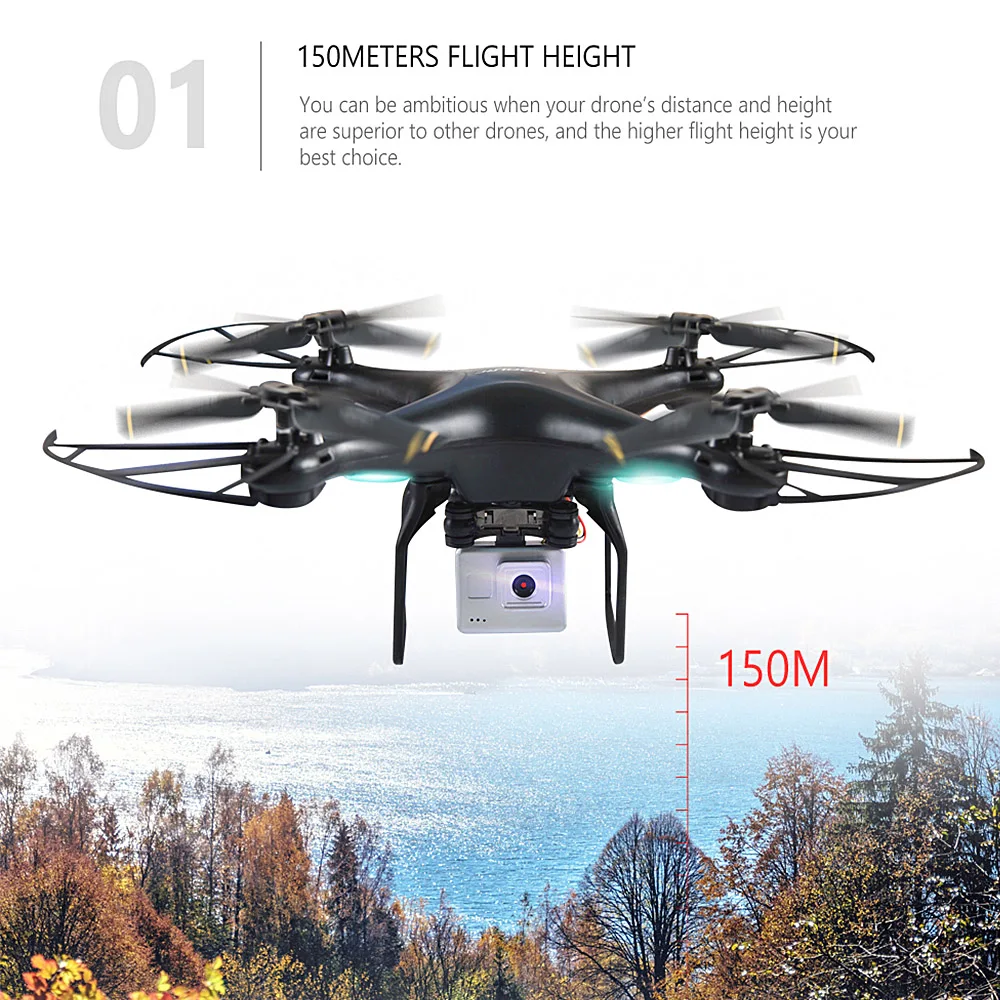 

Original GoolRC T106 Drone with Camera 2.0MP WIFI FPV Altitude Hold RTF RC Quadcopter RC Helicopter Outdoors RC Toys