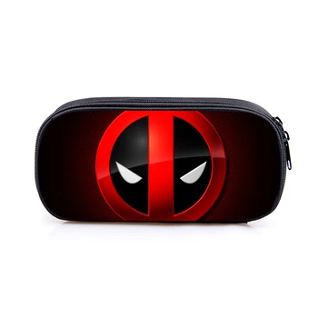 

Anime Deadpool Boys Cartoon Pencil Case Bag School Pouches Children Student Pen Bag Kids Purse Wallet