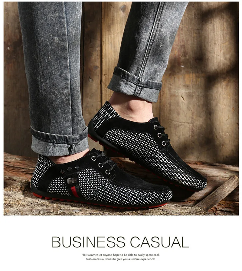 Новинка; модные мужские туфли на плоской подошве; светильник из дышащего материала; неглубокие повседневные туфли; мужские лоферы; мокасины; мужские кроссовки; zapatos hombre