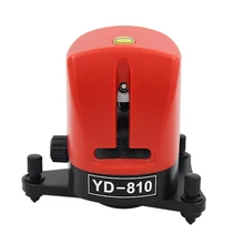 YD-810 360 градусов самонивелирующийся Крест Красный лазерный уровень длина волны 635nm 1V1H красный 2 линии 1 точка мини портативный инструмент