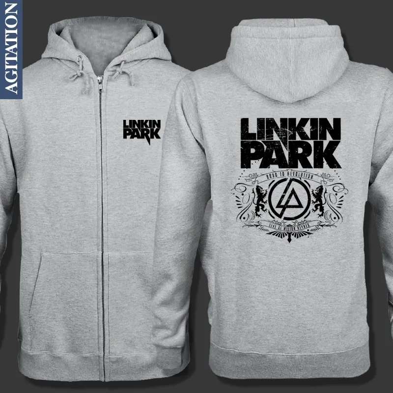 Man women Thick Coat Jacket winter warm Linkin Park music hoodie Sweatshirt