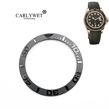 CARLYWET Wholesale New Popular Replacement Gray/Black Watch Pure Ceramic Bezel Insert For 38mm 116655 YACHTMASTER OYSTERFLEX CARLYWET Wholesale New Popular Replacement Gray/Black Watch Pure Ceramic Bezel Insert For 38mm 116655 YACHTMASTER OYSTERFLEX